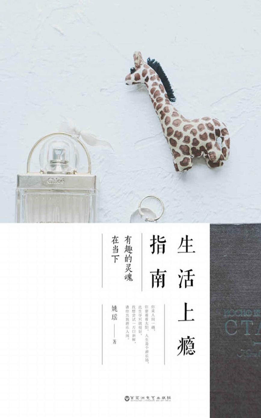 生活上瘾指南：有趣的灵魂在当下（好看的皮囊千篇一律，有趣的灵魂万里挑一。 做手账、撸猫、摄影、不断去旅行……有趣又好看姚瑶分享了自己生活中的小趣味以及旅行中的感触）